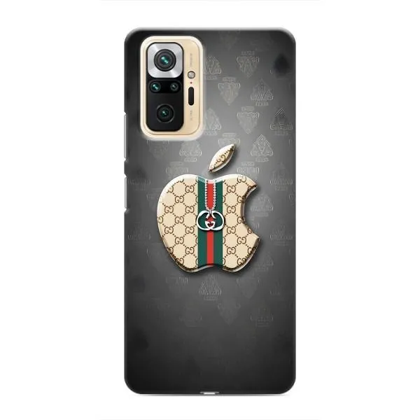 Чехол с принтом «Apple gucci» для Xiaomi Redmi Note 10 Pro