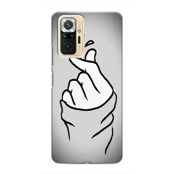 Чехол с принтом «Значок Love» для Xiaomi Redmi Note 10 Pro