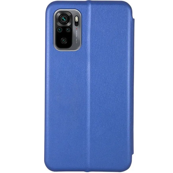 Кожаный чехол-книжка Classy для Xiaomi Redmi Note 10 / Note 10s / Poco M5s — Синий — фото 2 Кожаный чехол-книжка Classy для Xiaomi Redmi Note 10 / Note 10s / Poco M5s — Синий — фото 2