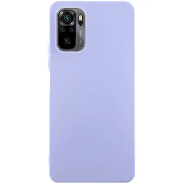 Чохол Silicone Cover Ummi Lakshmi (AA) для Xiaomi Redmi Note 10 / Note 10s / Poco M5s — Бузковий