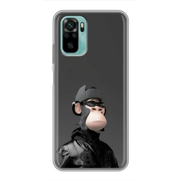 Чехол с принтом «стильная обезьяна NFT» для Xiaomi Redmi Note 10 Чехол с принтом «стильная обезьяна NFT» для Xiaomi Redmi Note 10