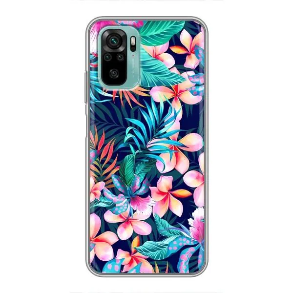 Чехол с принтом «Красочные цветы» для Xiaomi Redmi Note 10