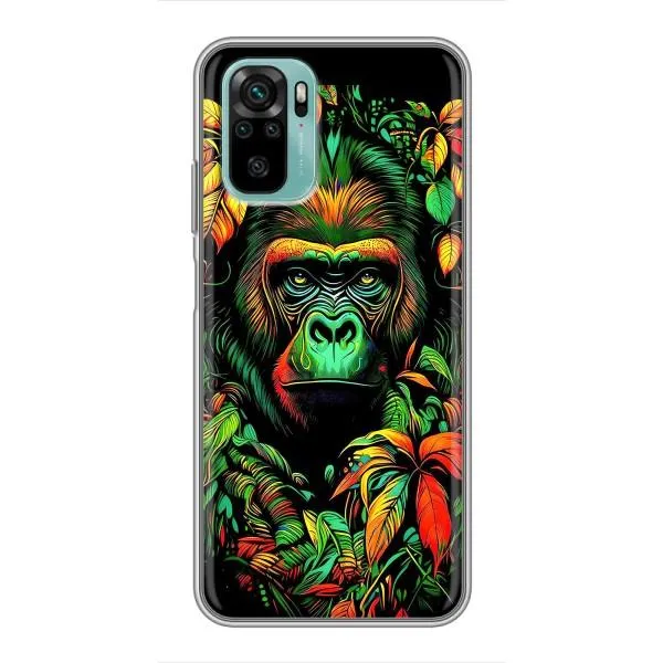 Чехол с принтом «Обезьяна в тропиках» для Xiaomi Redmi Note 10 Чехол с принтом «Обезьяна в тропиках» для Xiaomi Redmi Note 10
