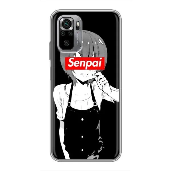 Чехол с принтом «Senpai» для Xiaomi Redmi Note 10S