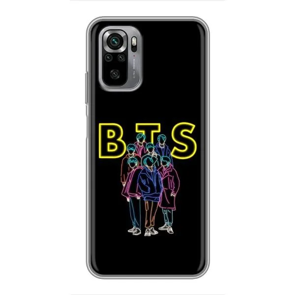 Чехол с принтом «BTS стайл» для Xiaomi Redmi Note 10S