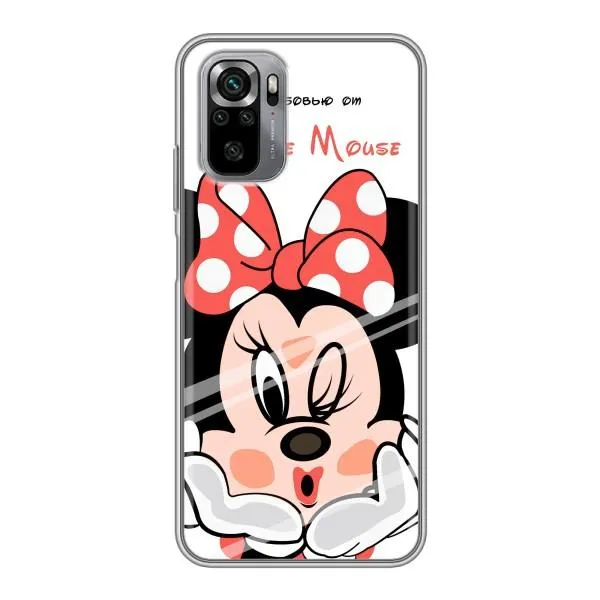 Чехол с принтом «Маус Минни» для Xiaomi Redmi Note 10S Чехол с принтом «Маус Минни» для Xiaomi Redmi Note 10S
