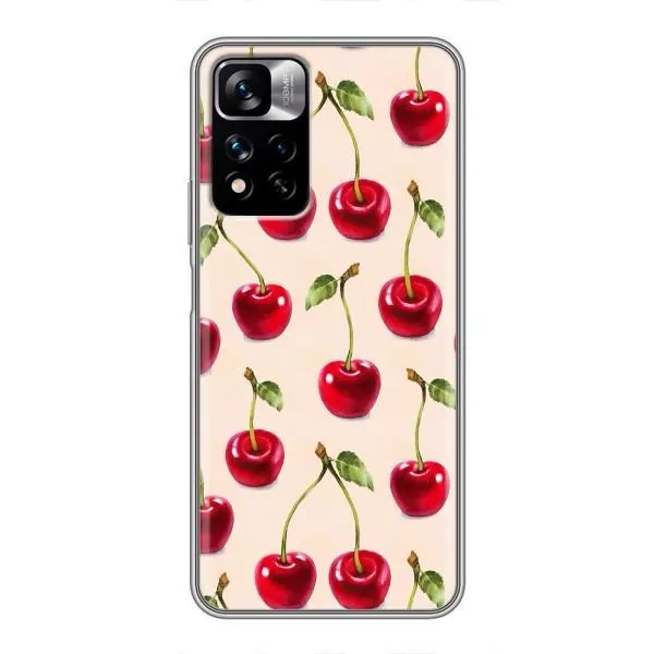 Чехол с принтом «Вишня» для Xiaomi Redmi Note 11 Pro Plus
