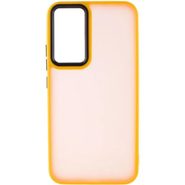 Чехол TPU+PC Lyon Frosted для Xiaomi Redmi Note 11 Pro 4G/5G / 12 Pro 4G — Оранжевый — фото 2