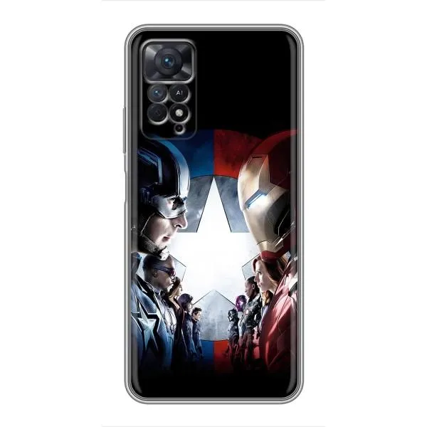 Чехол с принтом «Марвел стайл» для Xiaomi Redmi Note 11 Pro