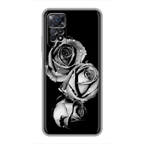 Чехол с принтом «Черная роза» для Xiaomi Redmi Note 11 Pro Чехол с принтом «Черная роза» для Xiaomi Redmi Note 11 Pro