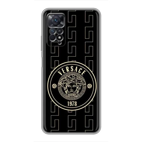 Чехол с принтом «Лого Версаче» для Xiaomi Redmi Note 11 Pro Чехол с принтом «Лого Версаче» для Xiaomi Redmi Note 11 Pro
