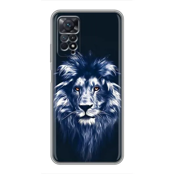 Чехол с принтом «Синий Лев» для Xiaomi Redmi Note 11 Pro