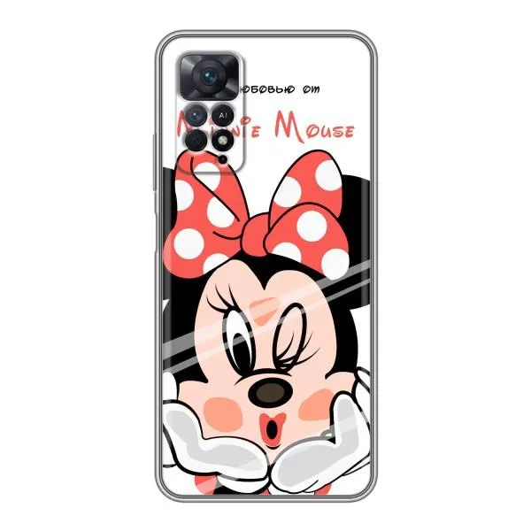 Чехол с принтом «Маус Минни» для Xiaomi Redmi Note 11 Pro Чехол с принтом «Маус Минни» для Xiaomi Redmi Note 11 Pro