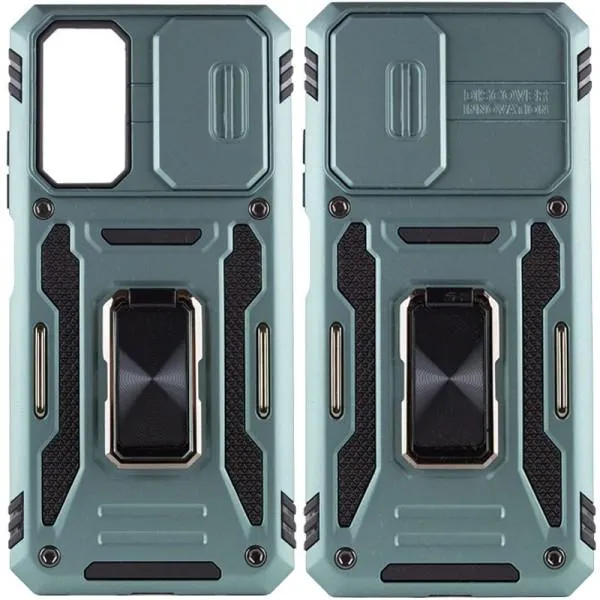 Ударопрочный чехол Camshield Army Ring для Xiaomi Redmi Note 11 (Global) / Note 11S / Note 12S — Зеленый — фото 1 Ударопрочный чехол Camshield Army Ring для Xiaomi Redmi Note 11 (Global) / Note 11S / Note 12S — Зеленый — фото 1
