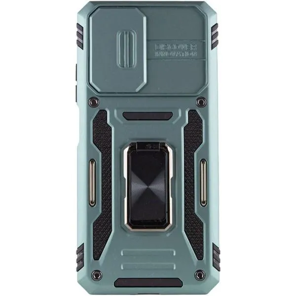 Ударопрочный чехол Camshield Army Ring для Xiaomi Redmi Note 11 (Global) / Note 11S / Note 12S — Зеленый — фото 2 Ударопрочный чехол Camshield Army Ring для Xiaomi Redmi Note 11 (Global) / Note 11S / Note 12S — Зеленый — фото 2