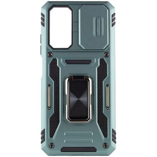 Ударопрочный чехол Camshield Army Ring для Xiaomi Redmi Note 11 (Global) / Note 11S / Note 12S — Зеленый — фото 4 Ударопрочный чехол Camshield Army Ring для Xiaomi Redmi Note 11 (Global) / Note 11S / Note 12S — Зеленый — фото 4