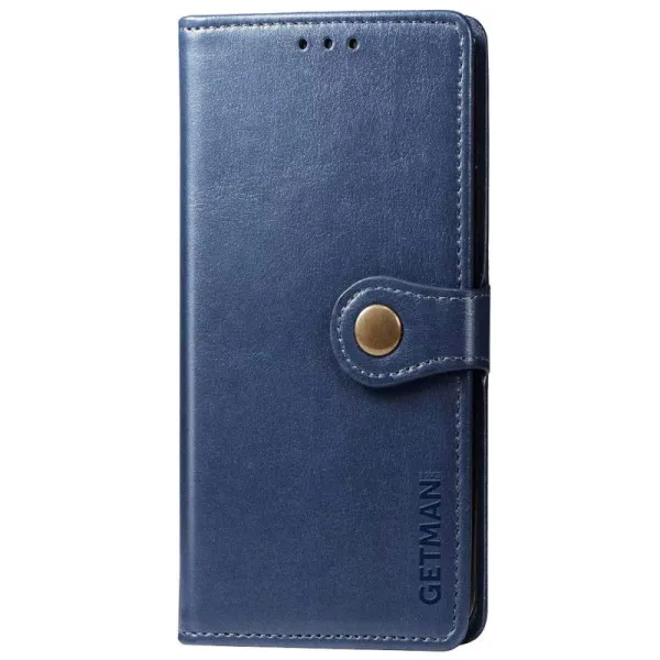Шкіряний чохол-книжка GETMAN Gallant (PU) для Xiaomi Redmi Note 11 (Global) / Note 11S — Синій — фото 1 Шкіряний чохол-книжка GETMAN Gallant (PU) для Xiaomi Redmi Note 11 (Global) / Note 11S — Синій — фото 1