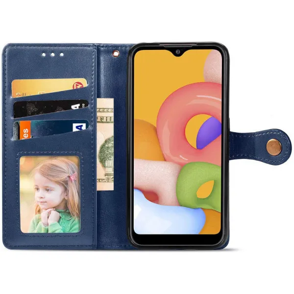 Шкіряний чохол-книжка GETMAN Gallant (PU) для Xiaomi Redmi Note 11 (Global) / Note 11S — Синій — фото 2 Шкіряний чохол-книжка GETMAN Gallant (PU) для Xiaomi Redmi Note 11 (Global) / Note 11S — Синій — фото 2