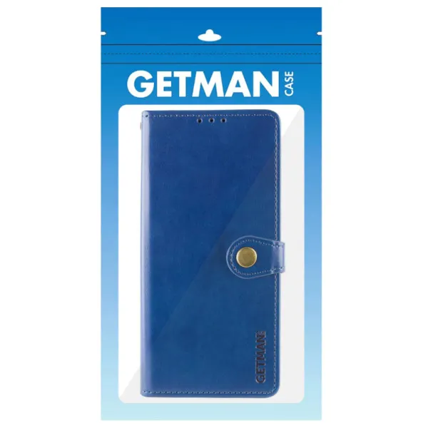 Шкіряний чохол-книжка GETMAN Gallant (PU) для Xiaomi Redmi Note 11 (Global) / Note 11S — Синій — фото 4 Шкіряний чохол-книжка GETMAN Gallant (PU) для Xiaomi Redmi Note 11 (Global) / Note 11S — Синій — фото 4