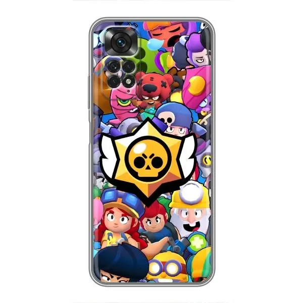 Чехол с принтом «Лого Brawl Stars» для Xiaomi Redmi Note 11 / 11s