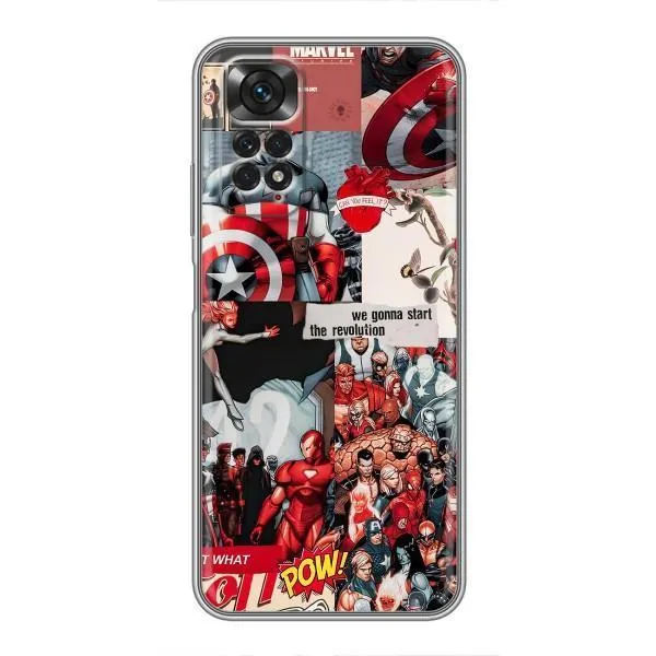 Чехол с принтом «Марвел Комикс» для Xiaomi Redmi Note 11 / 11s Чехол с принтом «Марвел Комикс» для Xiaomi Redmi Note 11 / 11s