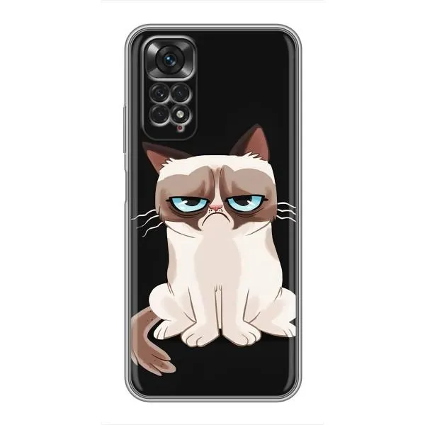 Чехол с принтом «Грустный кот» для Xiaomi Redmi Note 11 / 11s