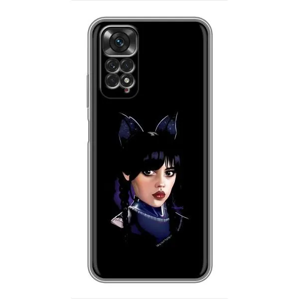 Чехол с принтом «серьезная Уэнздей» для Xiaomi Redmi Note 11 / 11s