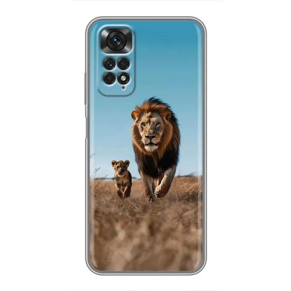 Чехол с принтом «Мусафа и Симба» для Xiaomi Redmi Note 11 / 11s Чехол с принтом «Мусафа и Симба» для Xiaomi Redmi Note 11 / 11s