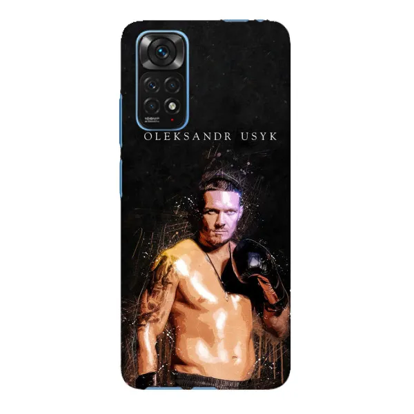 Чехол с принтом «Боксер Александр Усик» для Xiaomi Redmi Note 11E Pro Чехол с принтом «Боксер Александр Усик» для Xiaomi Redmi Note 11E Pro