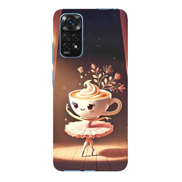 Чехол с принтом «Балерина капучина» для Xiaomi Redmi Note 11E Pro