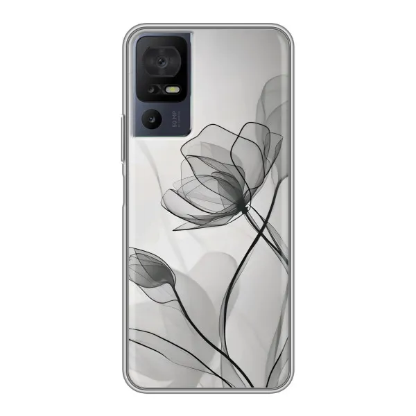 Чохол з принтом «Чорні квіти» для Xiaomi Redmi Note 11S 5G Чохол з принтом «Чорні квіти» для Xiaomi Redmi Note 11S 5G