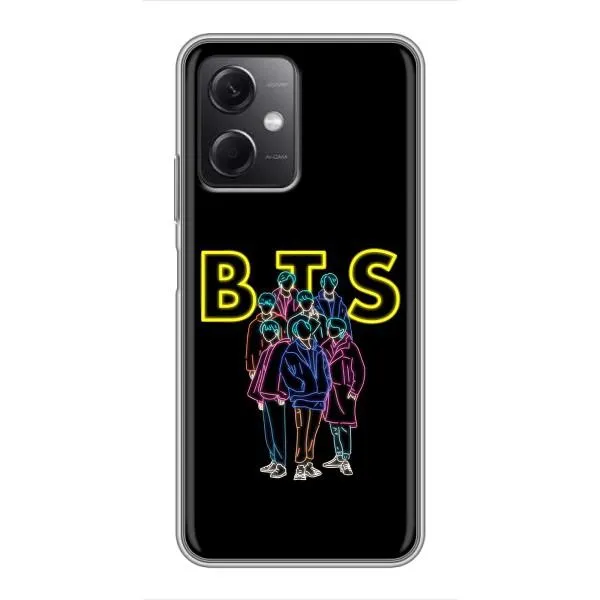 Чехол с принтом «BTS стайл» для Xiaomi Redmi Note 12 (5G)