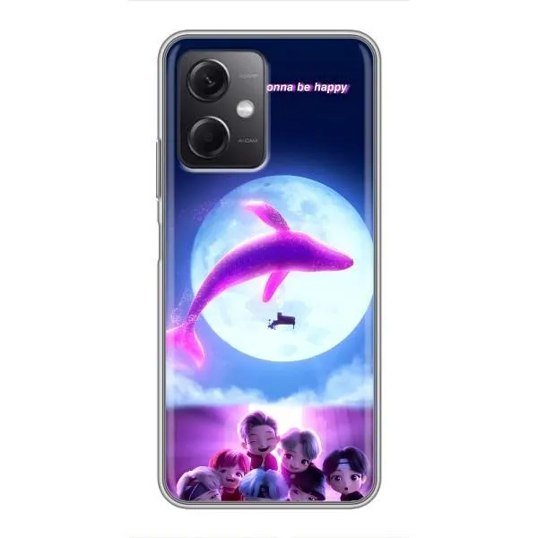 Чехол с принтом «КИТ BTS» для Xiaomi Redmi Note 12 (5G)