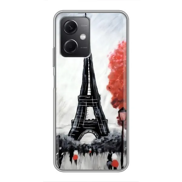 Чехол с принтом «Башня в Париже» для Xiaomi Redmi Note 12 (5G)