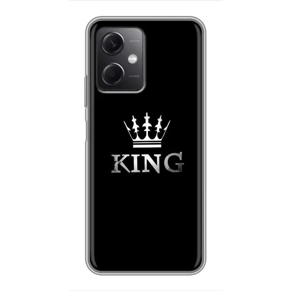 Чохол з принтом «KING» для Xiaomi Redmi Note 12 (5G) Чохол з принтом «KING» для Xiaomi Redmi Note 12 (5G)