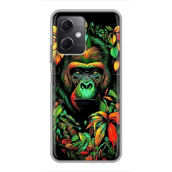 Чехол с принтом «Обезьяна в тропиках» для Xiaomi Redmi Note 12 (5G)