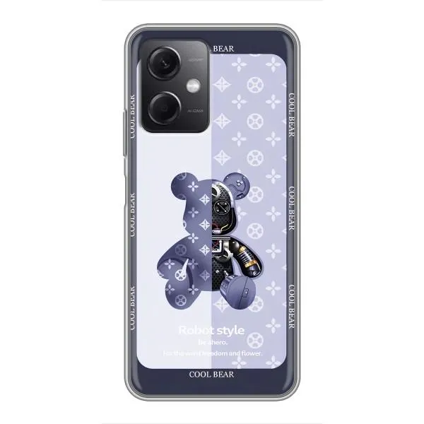 Чехол с принтом «Медвежонок LV» для Xiaomi Redmi Note 12 (5G)