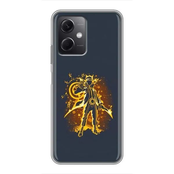 Чехол с принтом «золотой Наруто» для Xiaomi Redmi Note 12 (5G)