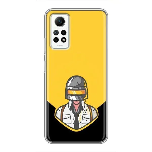 Чехол с принтом «Пабг в шлеме» для Xiaomi Redmi Note 12 Pro (4g)