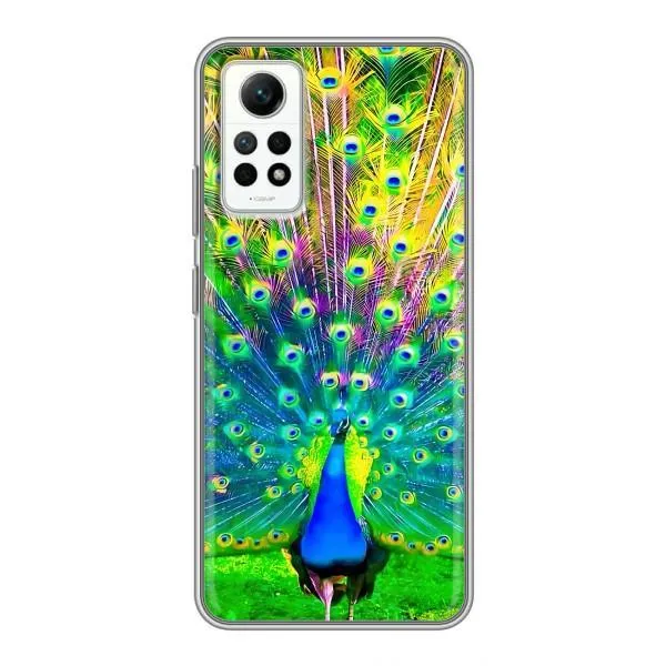 Чехол с принтом «Яркий Павлин» для Xiaomi Redmi Note 12 Pro (4g)