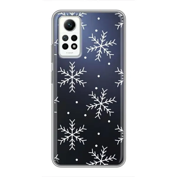 Чехол с принтом «Белые снежинки» для Xiaomi Redmi Note 12 Pro (4g) Чехол с принтом «Белые снежинки» для Xiaomi Redmi Note 12 Pro (4g)