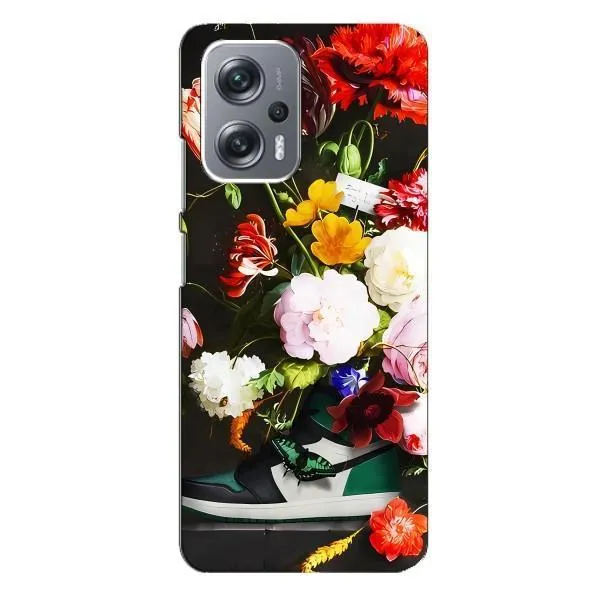Чехол с принтом «Nike цветы» для Xiaomi Redmi Note 12 Pro Plus Чехол с принтом «Nike цветы» для Xiaomi Redmi Note 12 Pro Plus