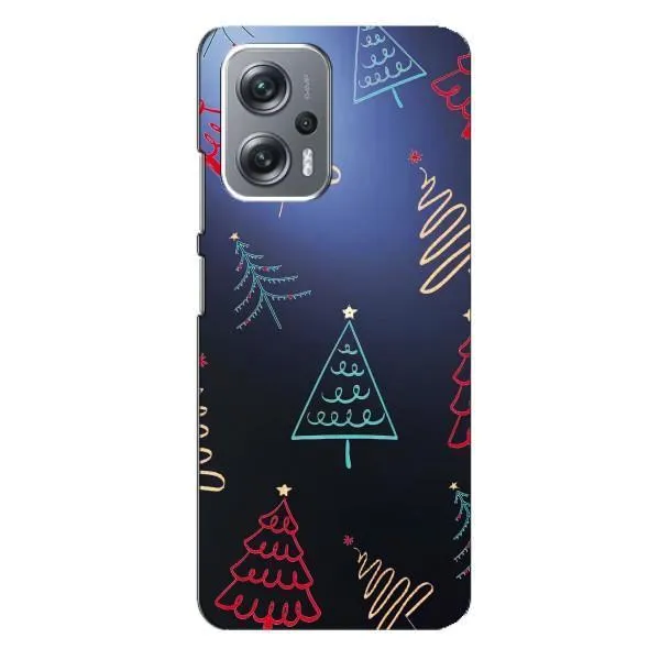 Чехол с принтом «Рождественские елки» для Xiaomi Redmi Note 12 Pro Plus