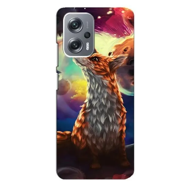 Чехол с принтом «Лисица в космосе» для Xiaomi Redmi Note 12 Pro (5g)