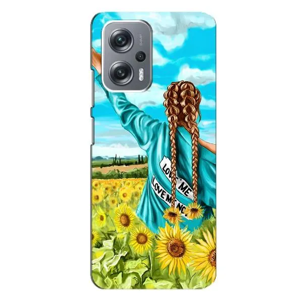 Чехол с принтом «Украиночка» для Xiaomi Redmi Note 12 Pro (5g)
