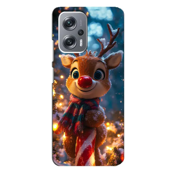 Чехол с принтом «Олень с шарфом» для Xiaomi Redmi Note 12 Pro (5g)