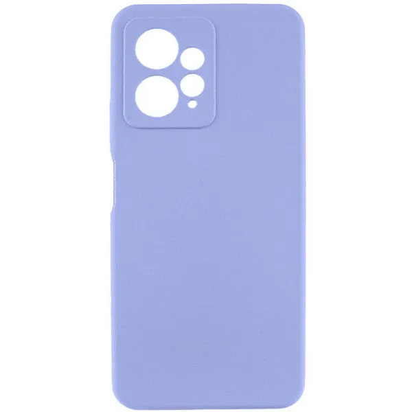Чохол Silicone Cover Lakshmi Full Camera (AAA) для Xiaomi Redmi Note 12 4G — Бузковий — фото 1