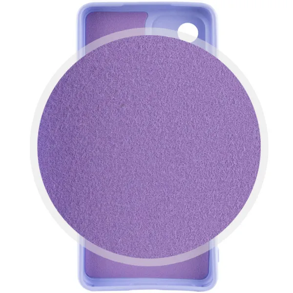 Чохол Silicone Cover Lakshmi Full Camera (AAA) для Xiaomi Redmi Note 12 4G — Бузковий — фото 3