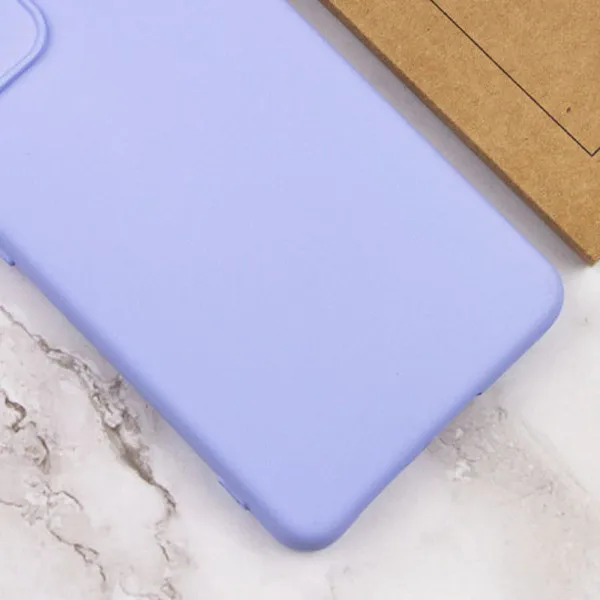 Чохол Silicone Cover Lakshmi Full Camera (AAA) для Xiaomi Redmi Note 12 4G — Бузковий — фото 4