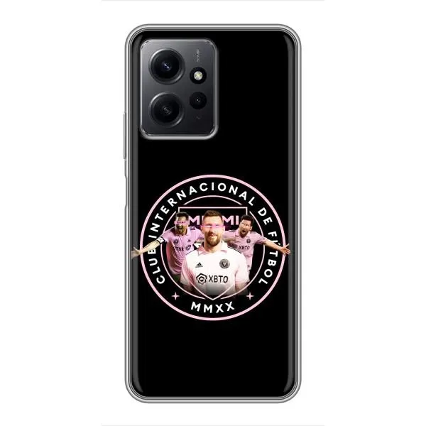 Чехол с принтом «Месси в лого» для Xiaomi Redmi Note 12 Чехол с принтом «Месси в лого» для Xiaomi Redmi Note 12